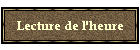 Lecture de l'heure