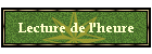Lecture de l'heure